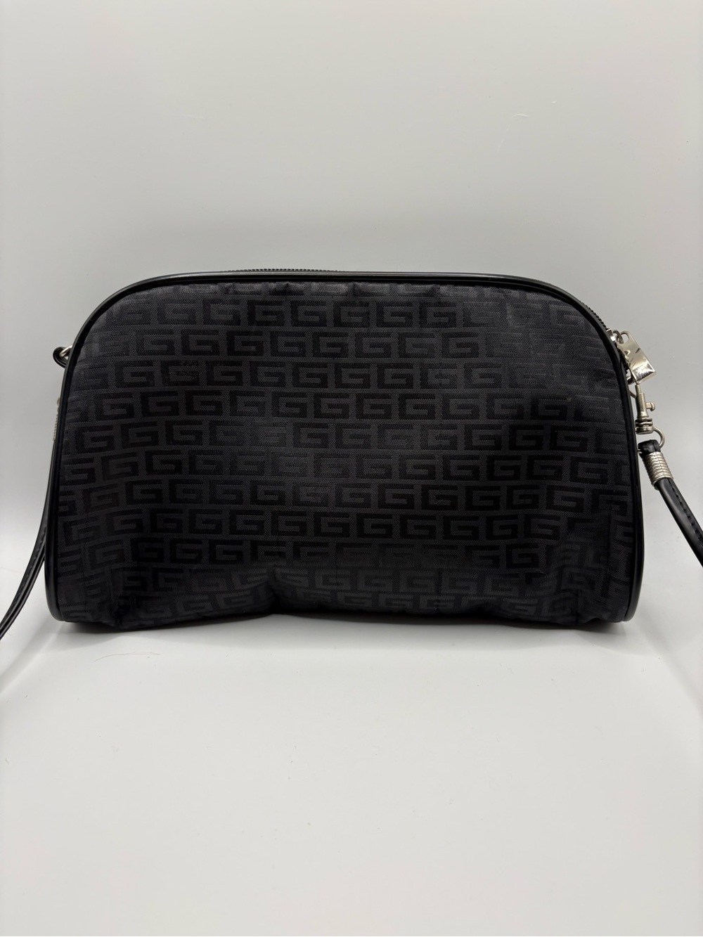 Vintage Givenchy Black Nylon Shoulder Bag 9